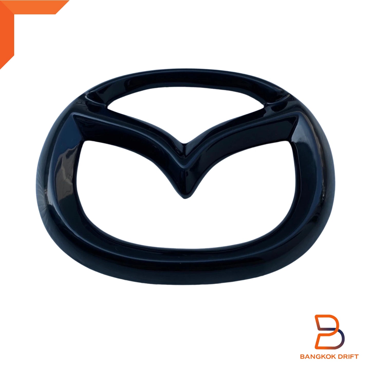 Glossy Black Front Grille Trim Emblem for Mazda BT-50 (2020-2024)