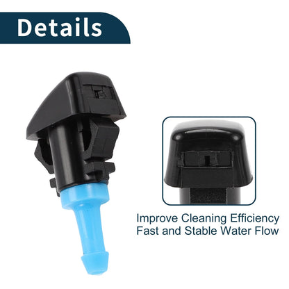 Windshield Washer Nozzle With Gasket, Fluid Hose for Dodge Grand