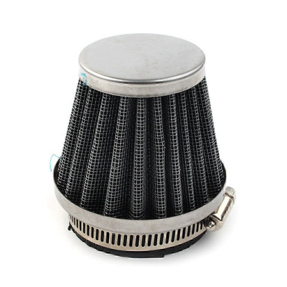 50mm Chrome Air Filter for Honda Yamaha Suzuki Motorcycle ATV Dirt Bike