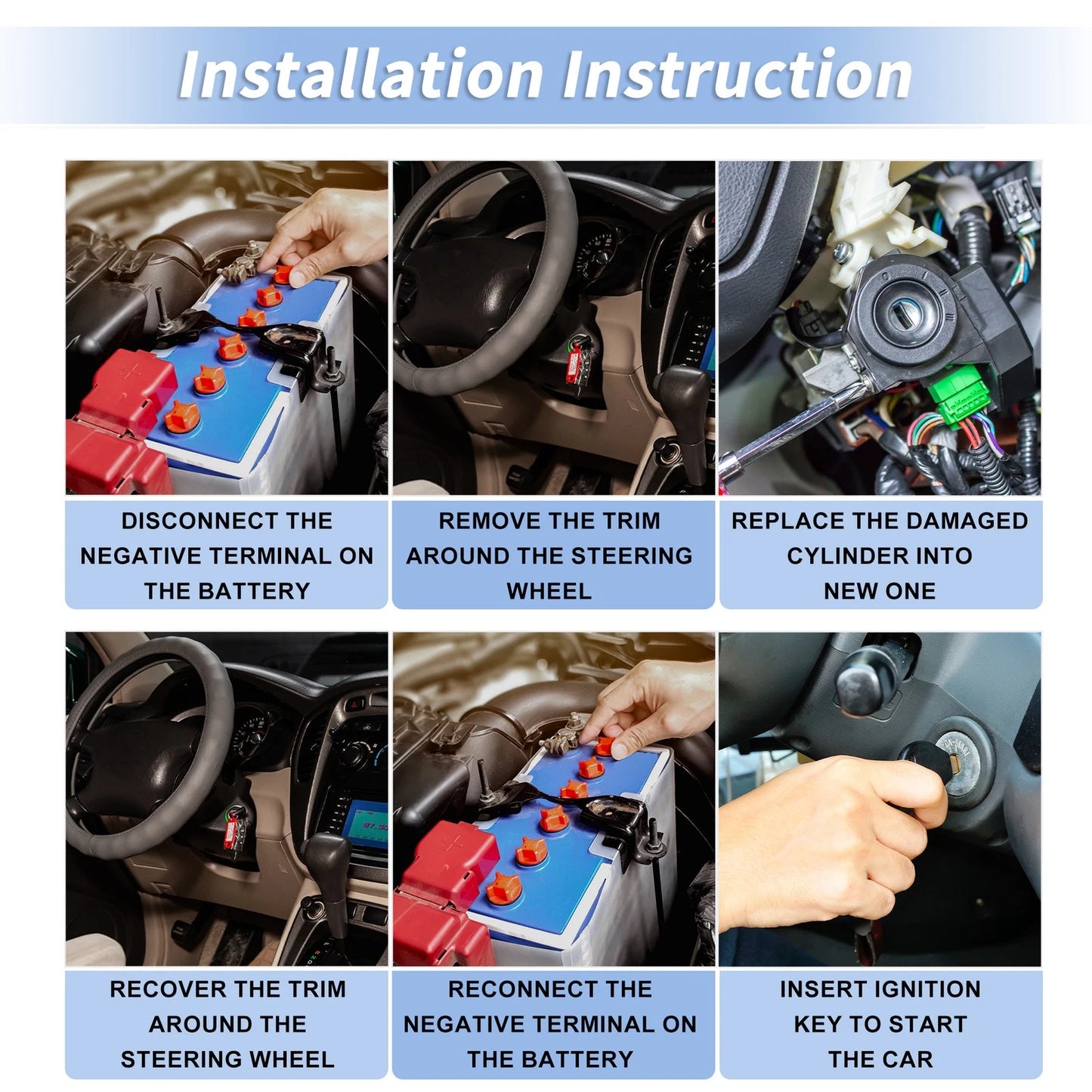 Ignition Lock Cylinder Assembly for Kia Sportage (2017-2022)