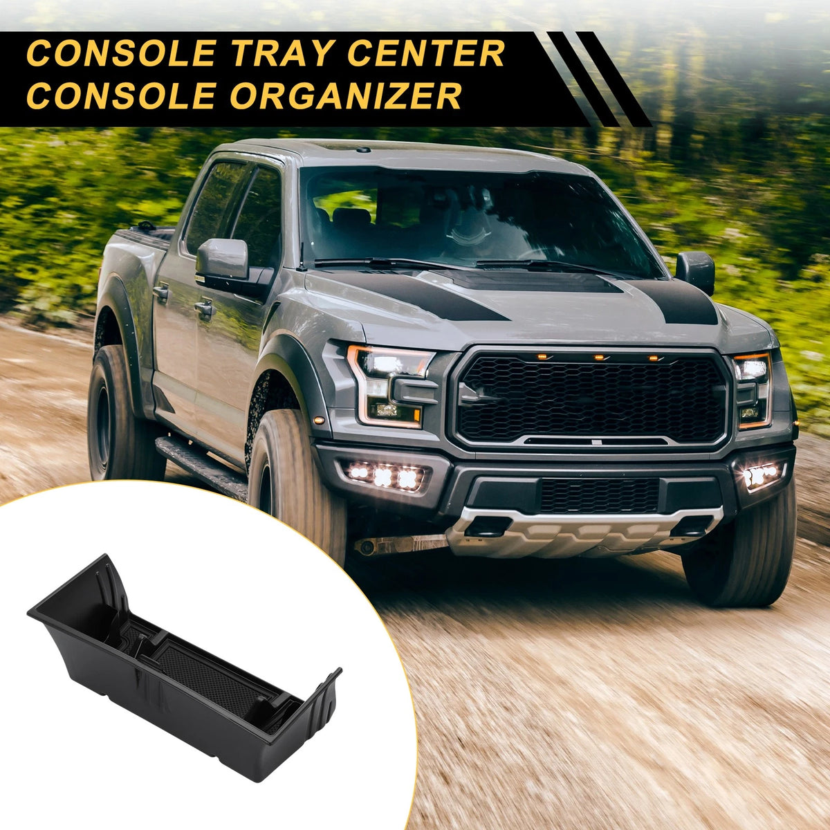 Center Console Armrest Organizer Tray for Land Rover Defender 90 110 130 (20-24)