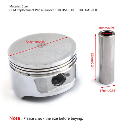 Piston Ring Kit 0.50mm for Honda Helix CN250 (1986-2007)