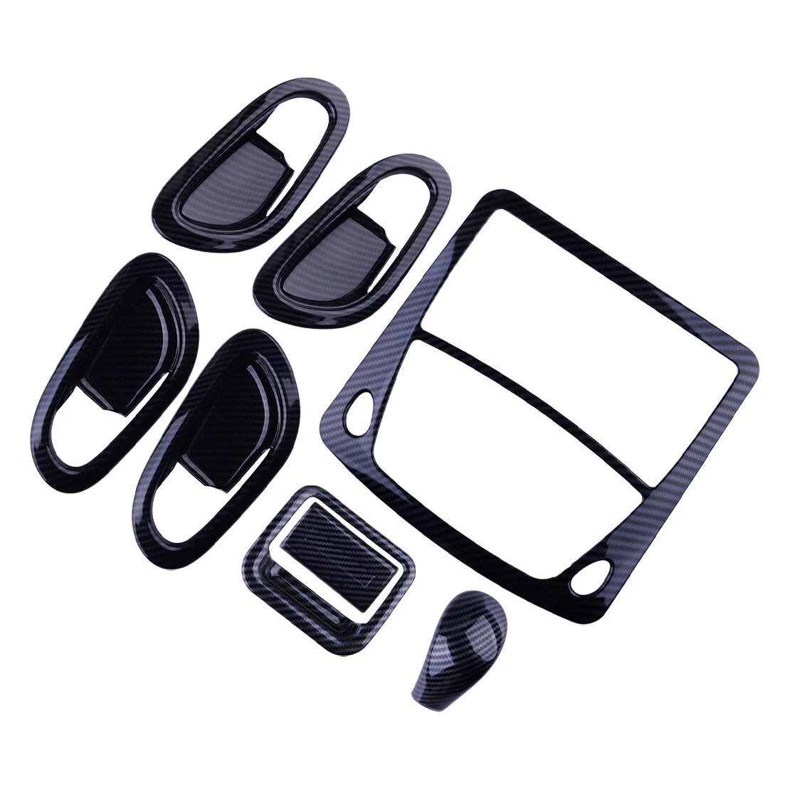 8Pcs Interior Accessories Trim Covers for Nissan Navara NP300 (2015-2021)