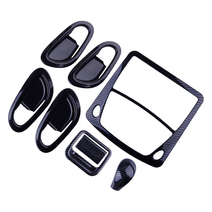 8Pcs Interior Accessories Trim Covers for Nissan Navara NP300 (2015-2021)