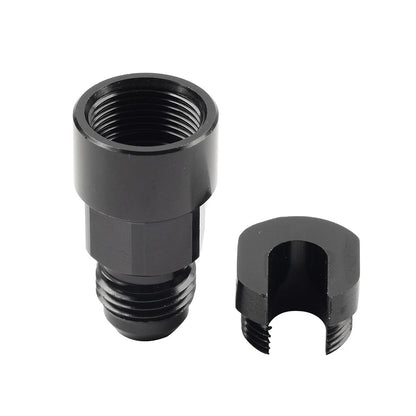 6AN Male to 3/8" Quick Disconnect EFI Fuel Rail Adapter for GM LS (2001-2023)