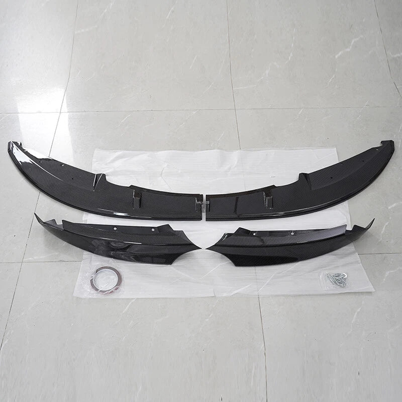Carbon Look Front Bumper Lip Splitter for BMW E82 E88 135i (2007-2010)