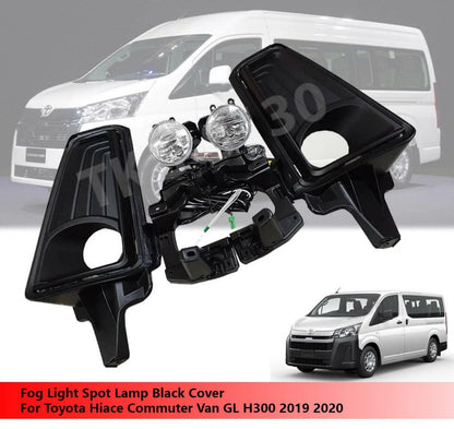 Fog Lamp Spot Light Set for Toyota Hiace Commuter Van GL H300 (2019-2020)