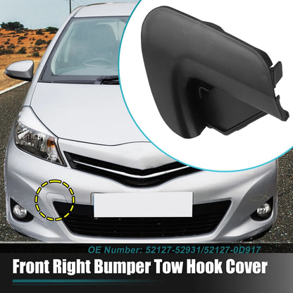 Car Front Right Bumper Tow Hook Cover for Toyota Yaris