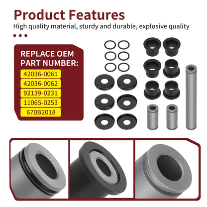 Front Upper & Lower A-Arm Bearing Bushing Kit for Kawasaki Teryx4 (2012–2013)