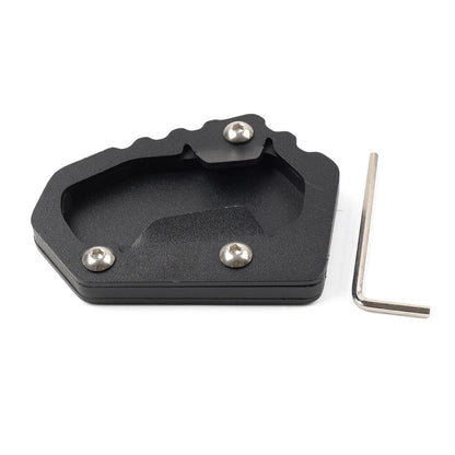 Black Side Stand Enlarge Kickstand Pad for BMW R1300GS (2023-2025)