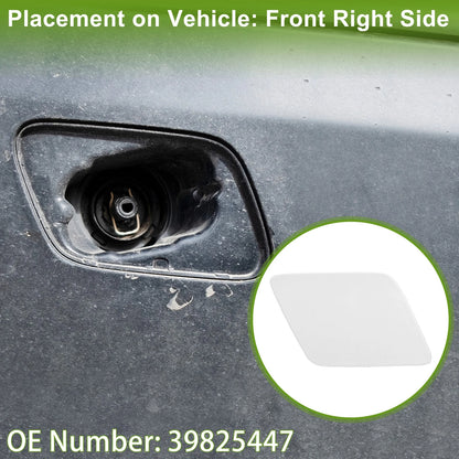 Washer Nozzle Cover for Volvo XC90 (2016-2020) - Front Right, White