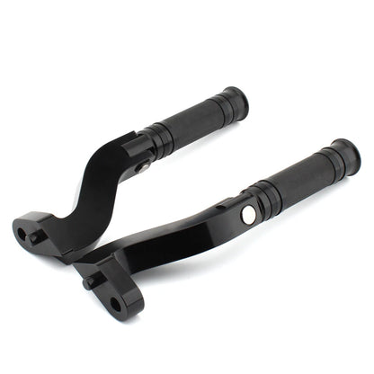 Rear Passenger Foot Pegs for Harley Touring (1993-2023) Black