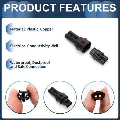 Pin Waterproof Connector Plug for Kawasaki Suzuki Motorcycle