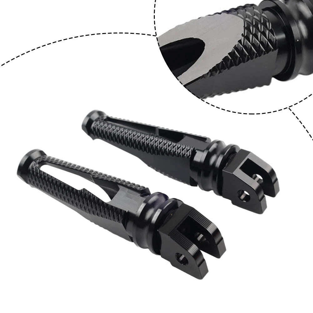 Black Passenger Rear Foot Pegs for Ducati Panigale 899-1299