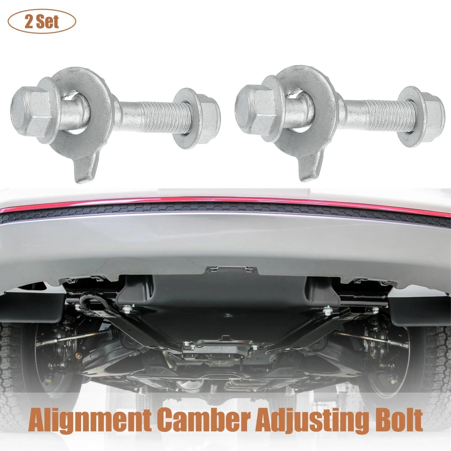 2 x Set Alignment Camber Caster Adjusting Bolt for Dodge Sprinter 3500