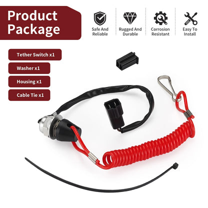 Tether Kill Run Switch Kit for Polaris XCR 440 (1999-2000)