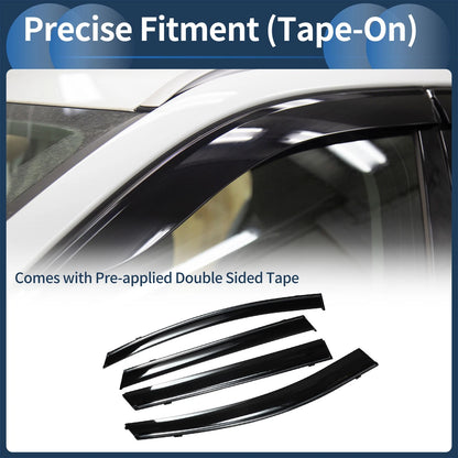 Window Deflectors 1 Set for Ford Edge (2015)