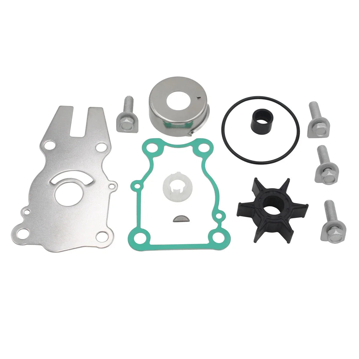 Water Pump Impeller Kit for Yamaha 40HP 6BG Series 18-3490 With Housing