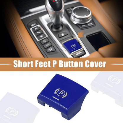 Short Feet P Button Cover for BMW F01 F02 F12 F10 F07 F25 F26 Blue