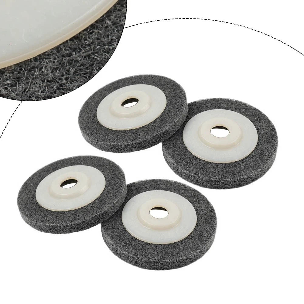 4" Nylon Fiber Buffing Wheel Polishing Disc for Angle Grinder (Fits Various Models)