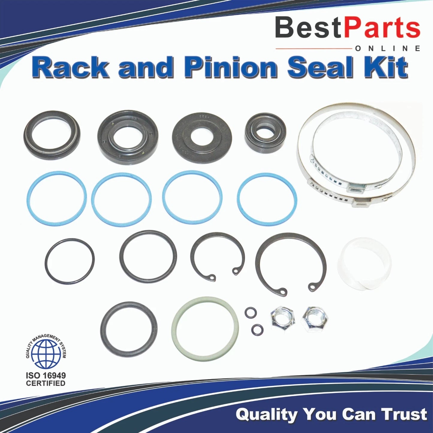 Power Steering Rack and Pinion Seal Kit for Pontiac Grand Am (1987–1991)
