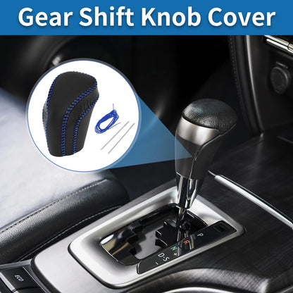Car Gear Shift Knob Cover - Carbon Fiber Pattern for Toyota Camry (2018–2024)