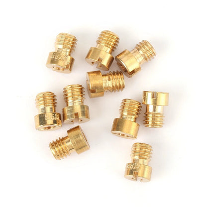 10 x Main Nozzle Set 5mm for Dellorto Carburetor (1975-1998)