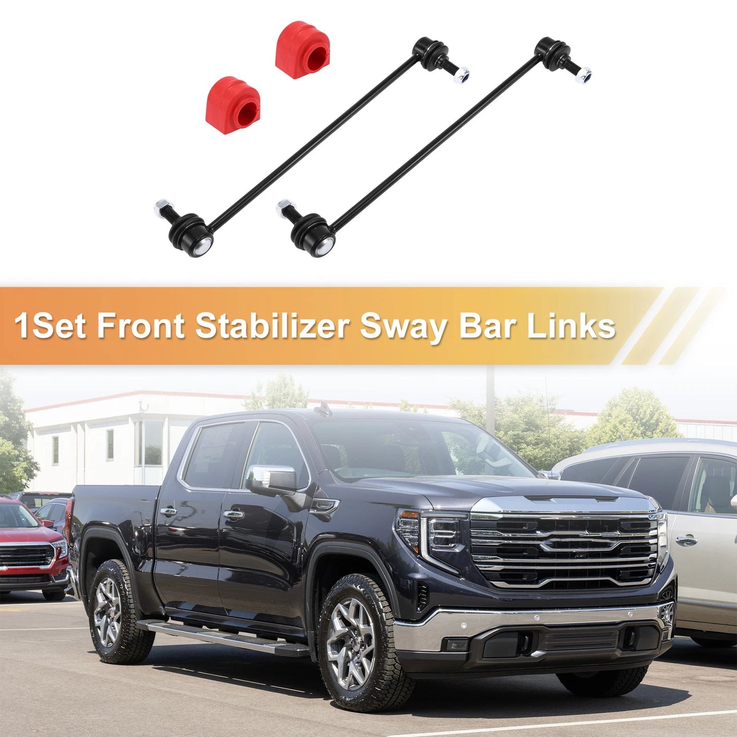 1 Set Front Stabiliser Sway Bar Link with Bushing for GMC Acadia (2007–2023)