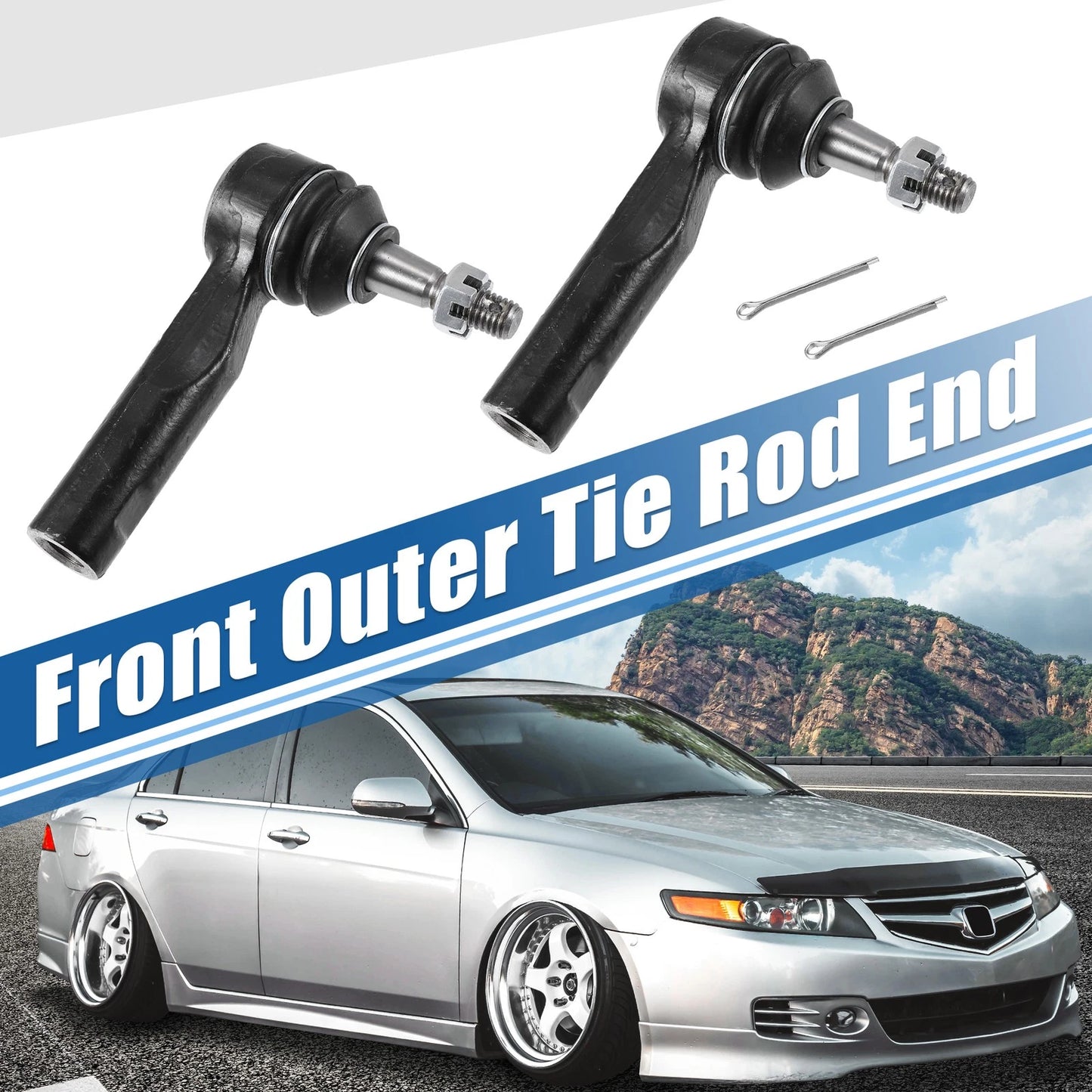 Front Outer Tie Rod End Links for Chevrolet Equinox (2005-2009)
