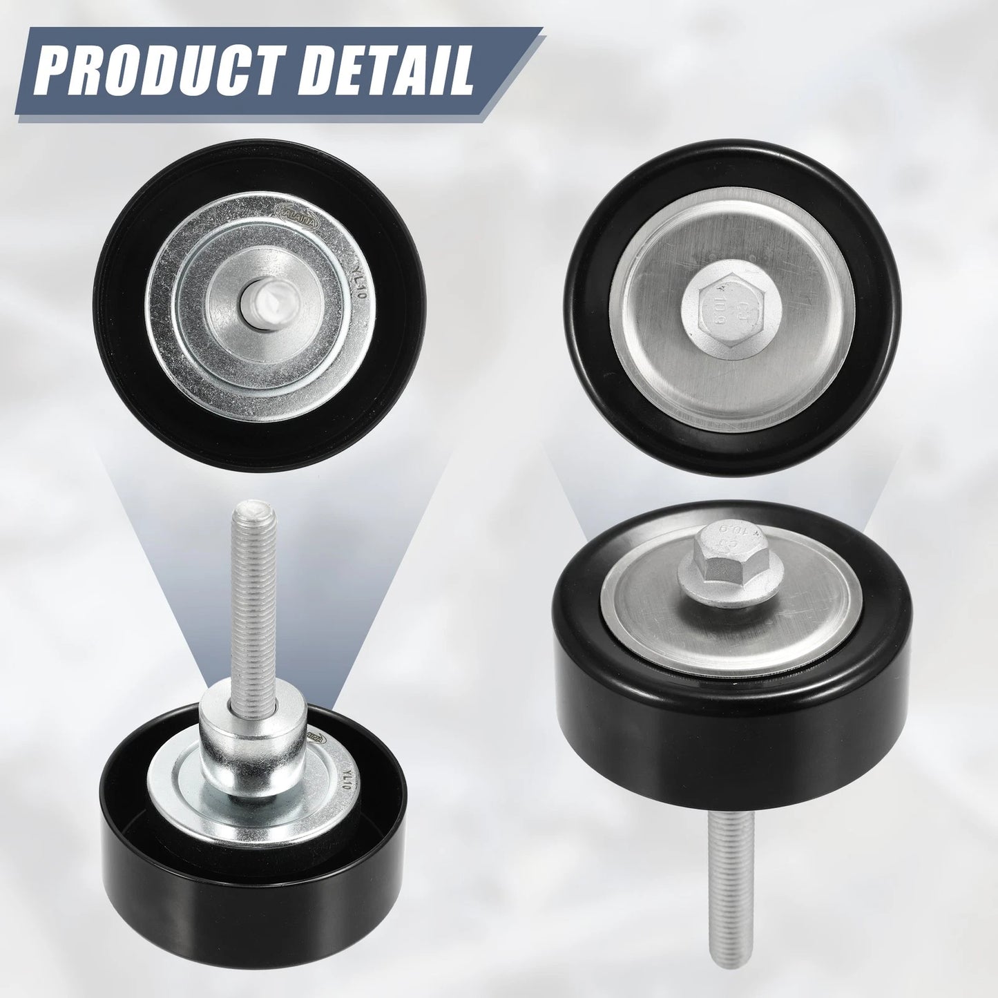 Car Drive Belt Idler Pulley for Buick Enclave, Chevrolet, GMC