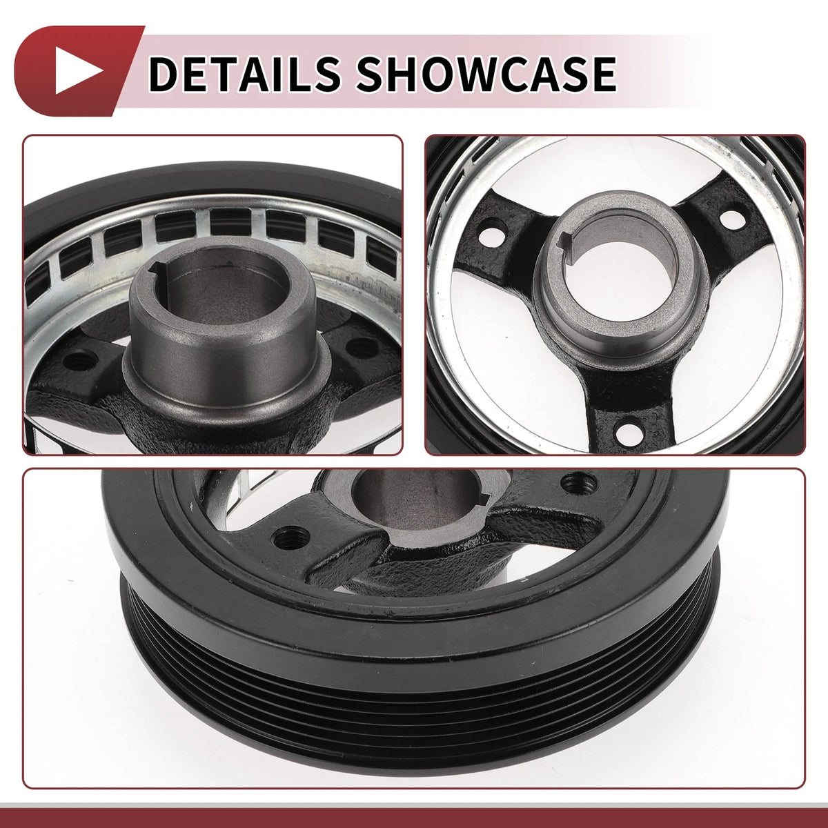 Harmonic Balancer Crankshaft Pulley for Pontiac Montana (1999 - 2005)