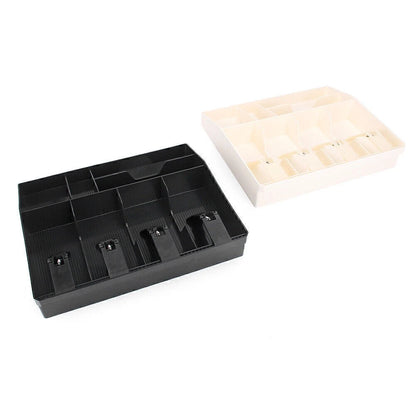 Locking Cash Register Money Tray Storage Box for Cashiers - ABS Material
