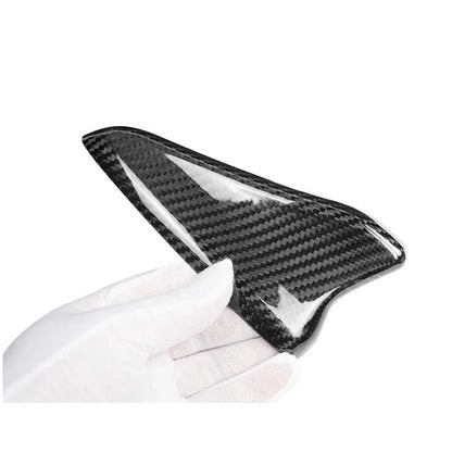 100% Carbon Fiber Roof Shark Antenna Cover Caps Trim for Kia Stinger 2018-2023