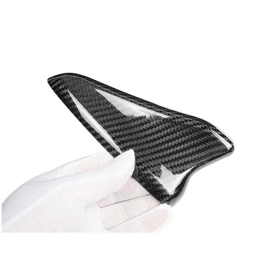 100% Carbon Fiber Roof Shark Antenna Cover Caps Trim for Kia Stinger 2018-2023