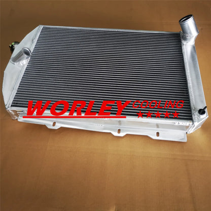 3 Row Aluminum Radiator for Chevy Hot/Street Rod 6 Cyl. w/Tranny Cooler (1938)