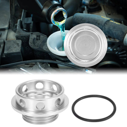 Silver Tone Gas Oil Filler Plug Cover for Subaru Ascent (2019-2021)