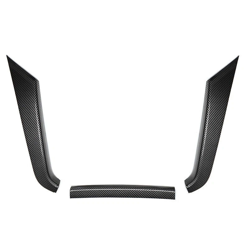 3 x Carbon Look Front Grille Racing Frame Cover Trim for Nissan Altima (2019-2022)