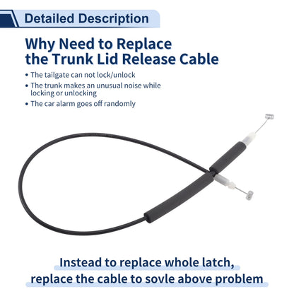 Trunk Lid Release Cable for Honda Fit (2007-2008)