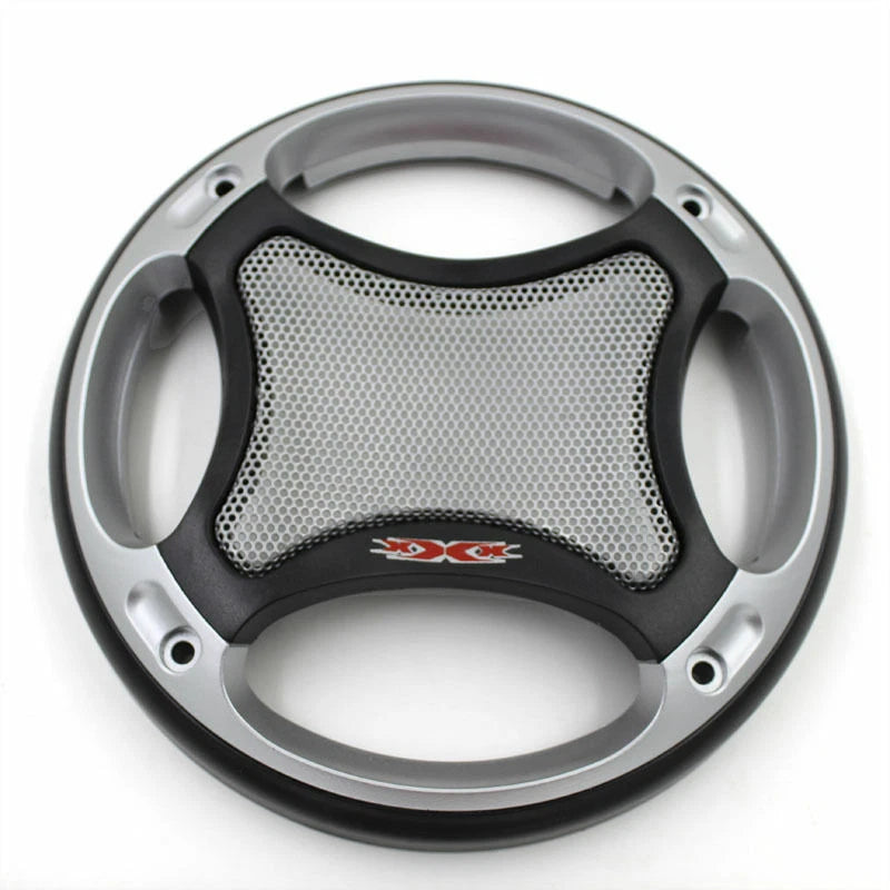 2X 5.5inch Coaxial Steel Speaker Coaxial Mesh Grille Cover Woofer Case Frame