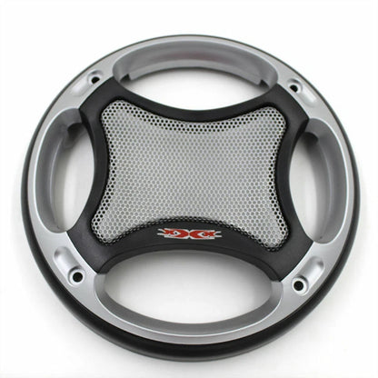 2X 5.5inch Coaxial Steel Speaker Coaxial Mesh Grille Cover Woofer Case Frame