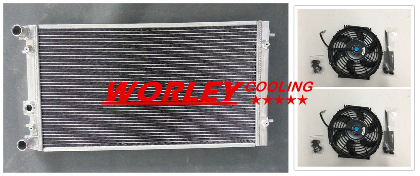Aluminum Radiator for VW Beetle 1.8-2.5L L4/L5 (1998-2009) + Fan