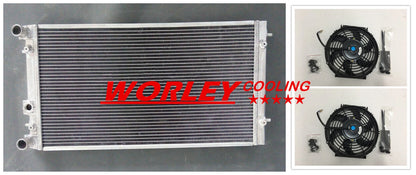 Aluminum Radiator for VW Beetle 1.8-2.5L L4/L5 (1998-2009) + Fan