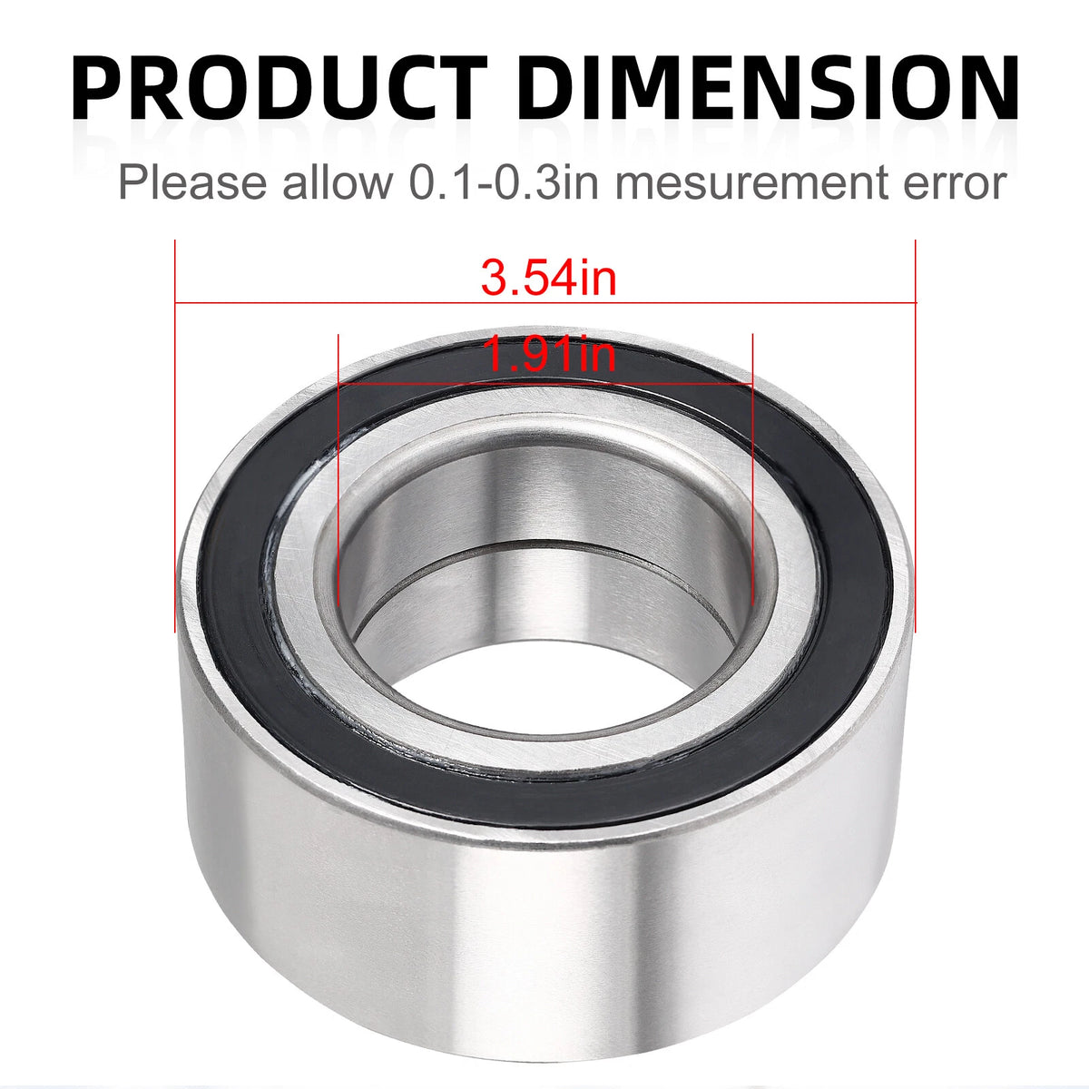 2 x Wheel Bearing for Arctic Cat Wildcat XX (2018–2023)