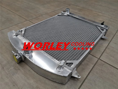 Aluminum Radiator for Holden FJ FX (1948-1955) + Fan