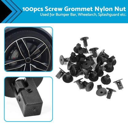 Screw Grommet Trim Clip for Toyota Wheelarch Inner Guard Bumper Nut