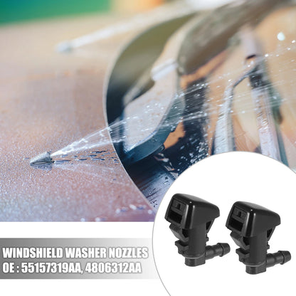 2.5m Hose Kit Windshield Washer Nozzle for Jeep Liberty