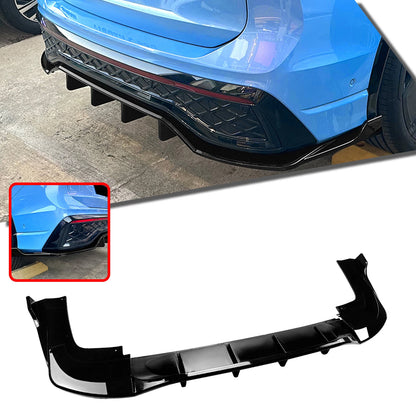 Gloss Black Rear Bumper Diffuser Lip for VW Tiguan MK3 (2024-2025)