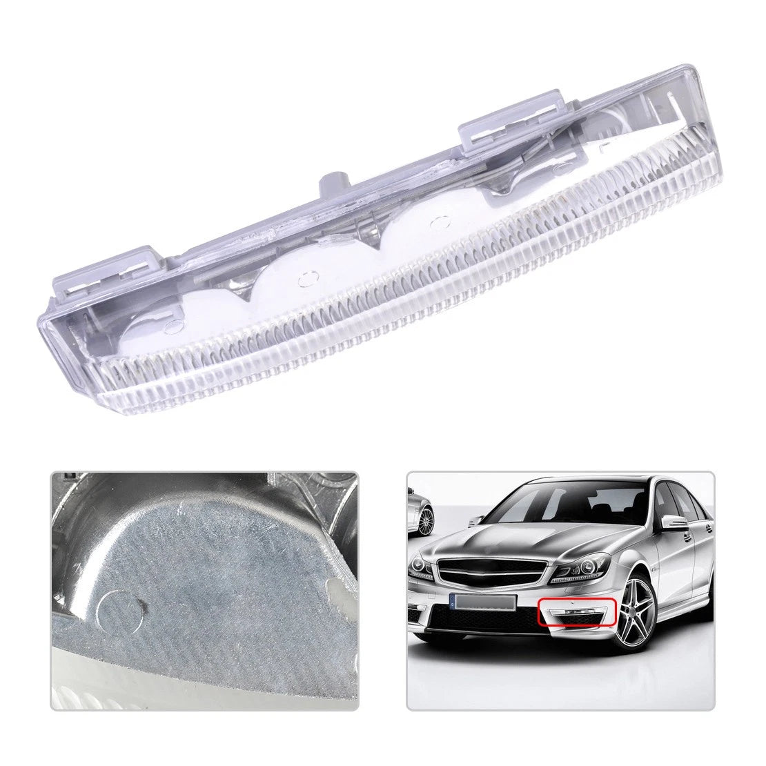 Daytime Running Light Left Turn Signal Lamp for Mercedes Benz W204 W212 R172