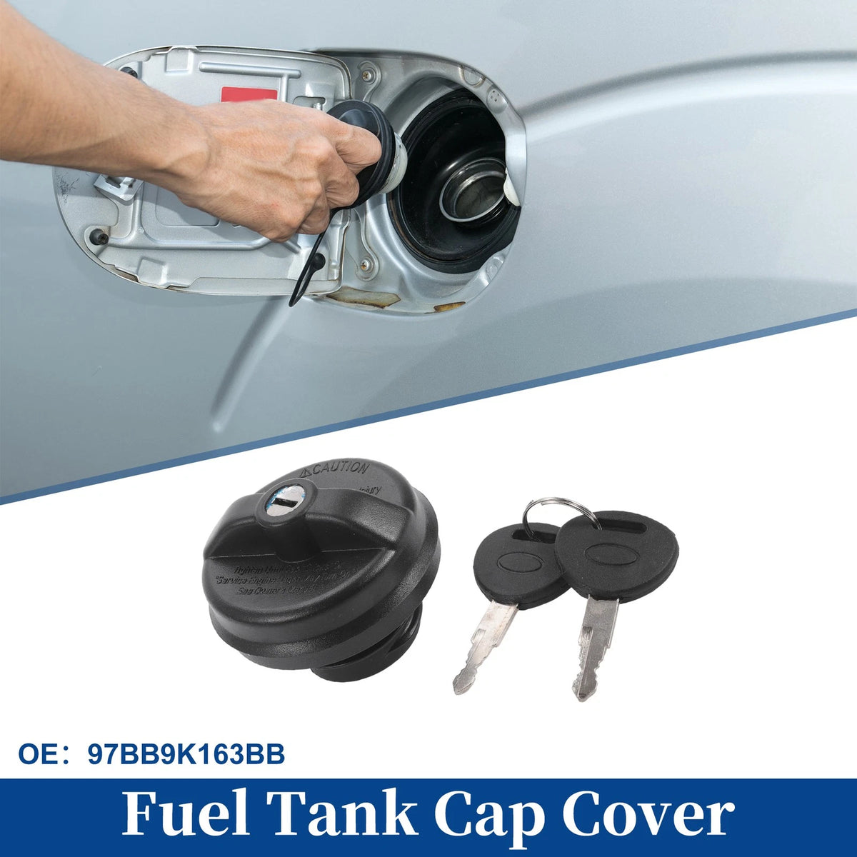 Locking Gas Cap Fuel Tank Cap with Keys for Acura MDX (2005-2011)