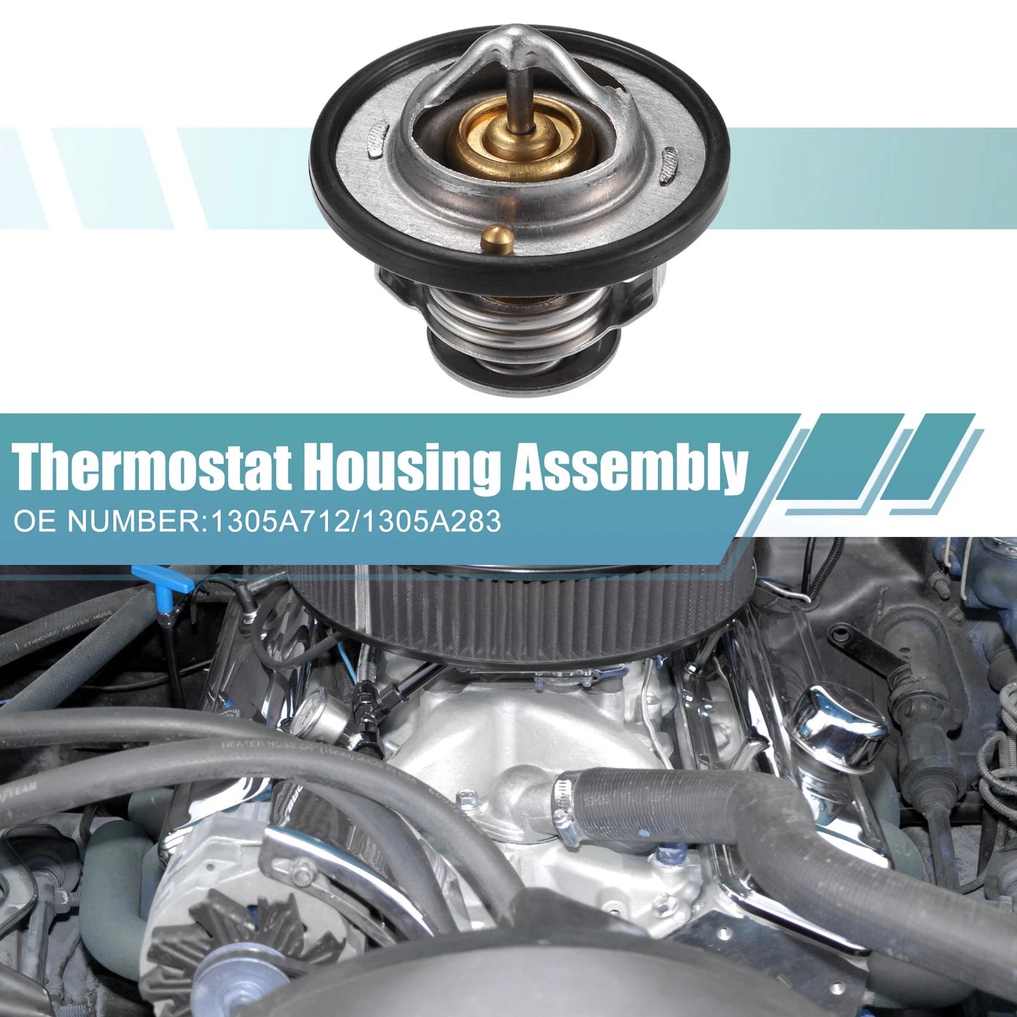 Coolant Thermostat Housing Assembly for Mitsubishi Outlander (2003-2023)